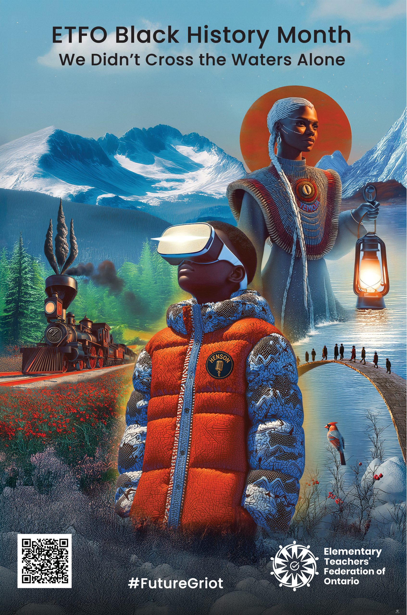 Read more about the article 2026 ETFO Black History Month poster: We Didn’t Cross the Waters Alone