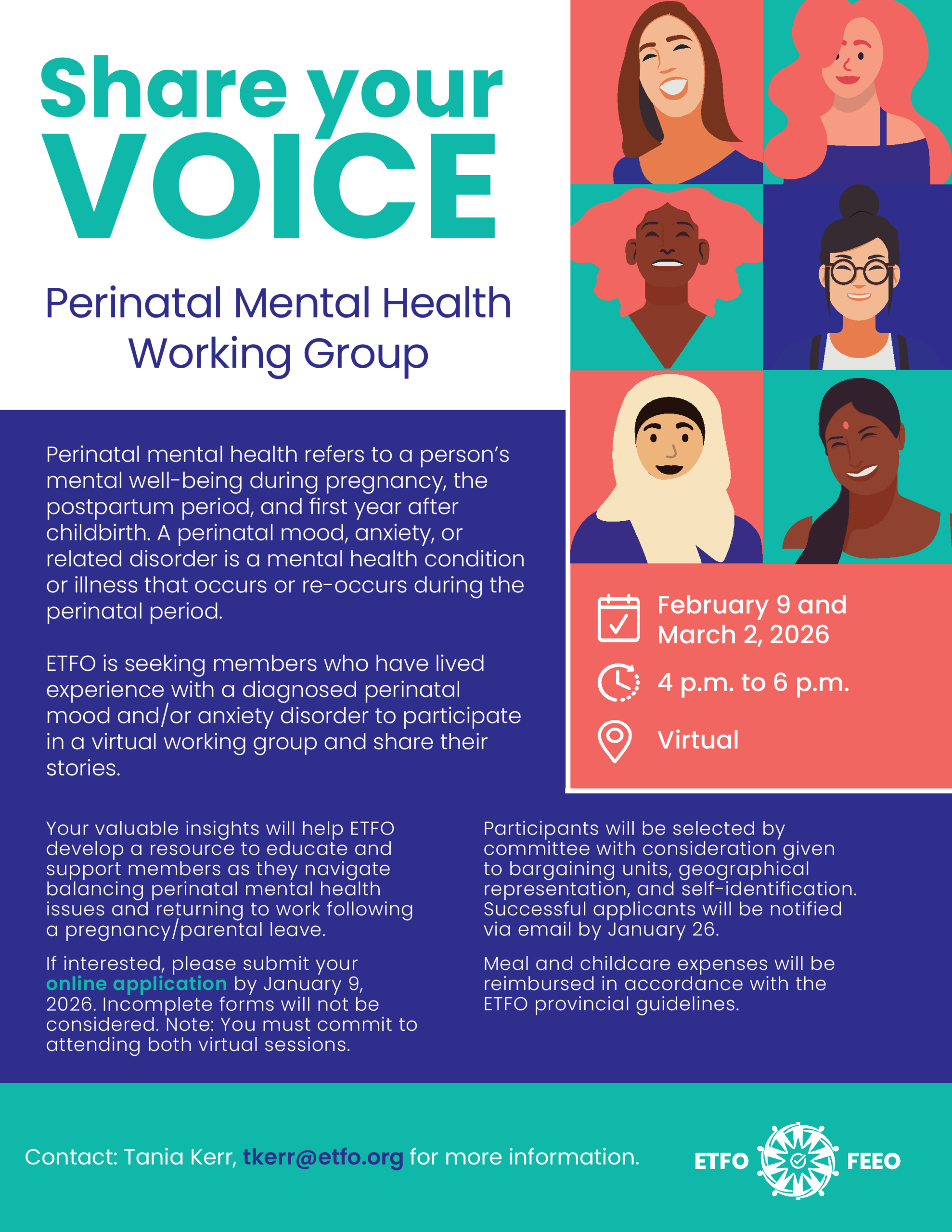 Read more about the article Call for participants: Perinatal mental health working group