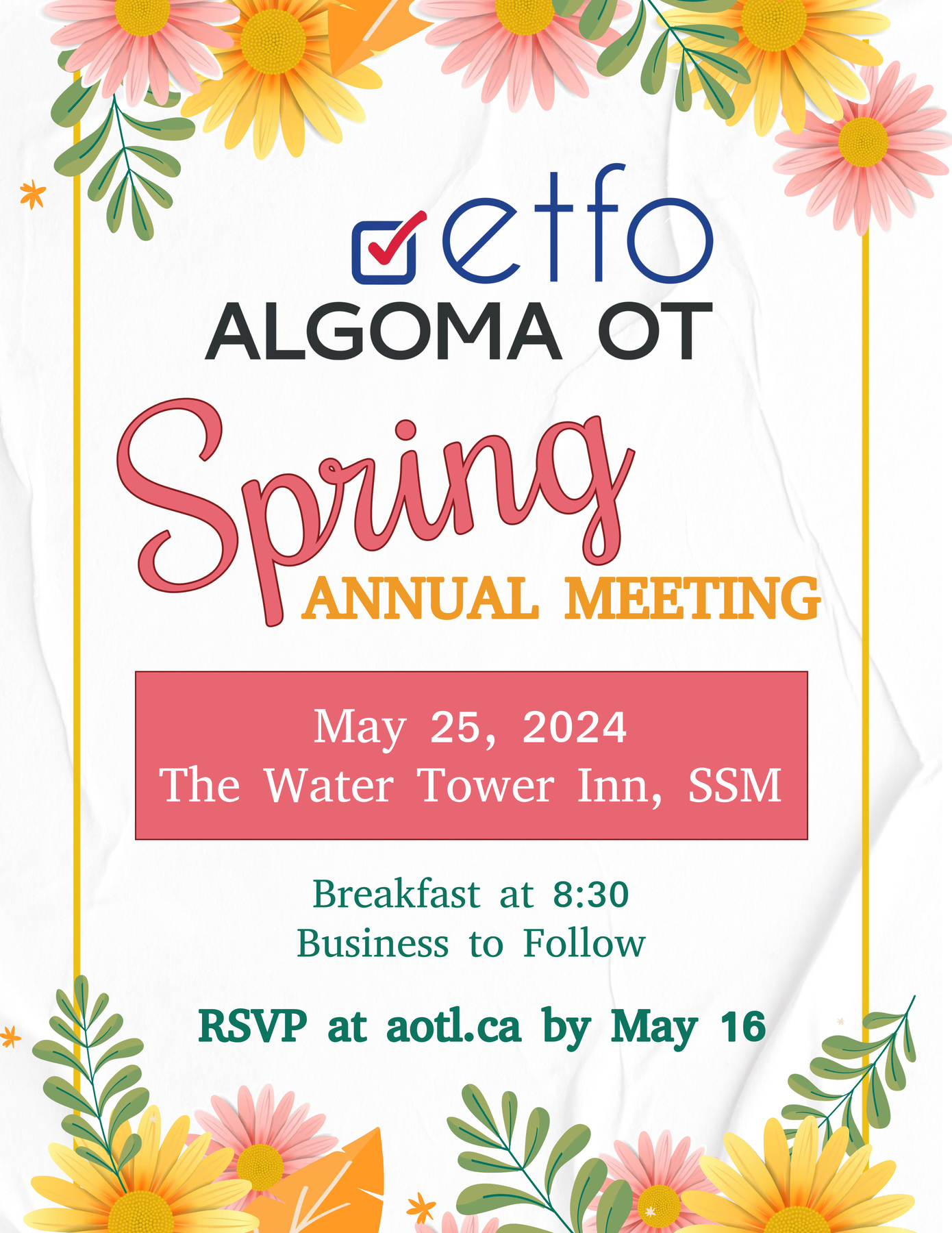 Read more about the article Spring AGM – You’re Invited!