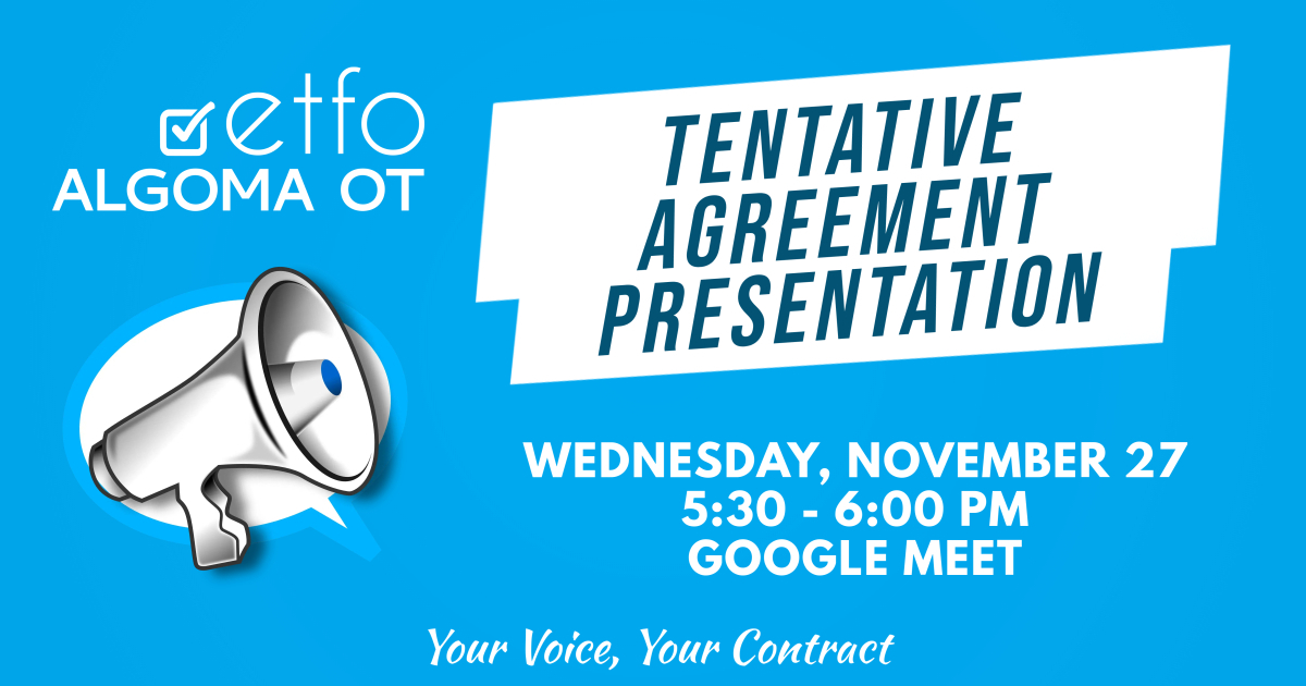 Read more about the article Tentative Agreement Presentation