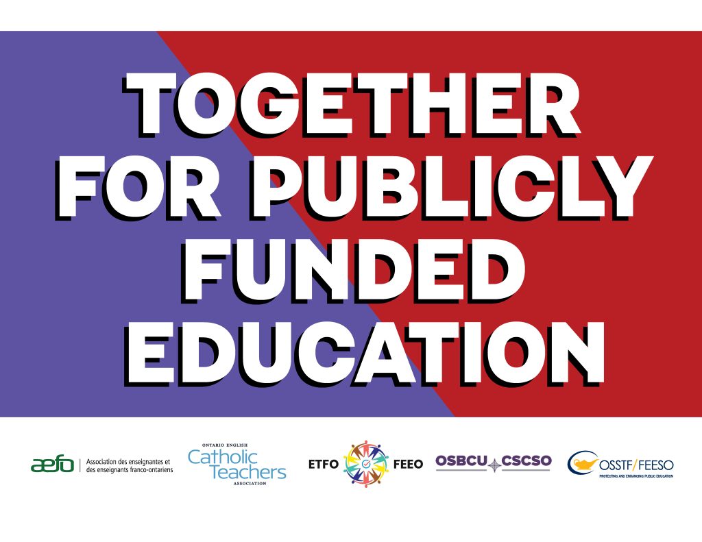 Read more about the article Joint statement: Calandra’s bargaining bluster falls flat against dire challenges in publicly funded education